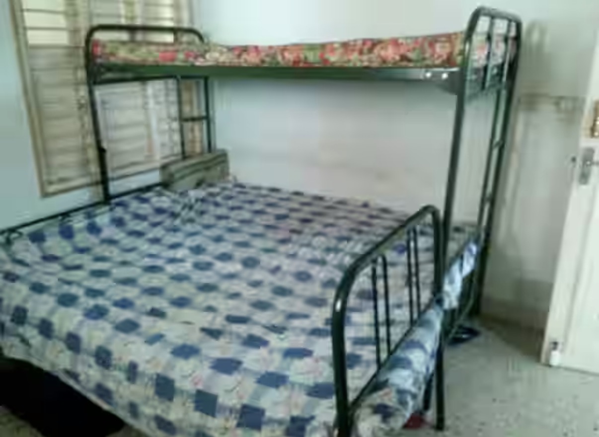 Double sharing room with bunk bed setup